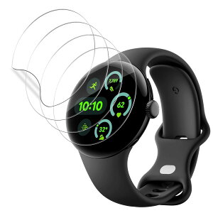 �y4���Z�b�g�zFor Google Pixel Watch 4 �t�B���� 41mm �O�[�O�� �s�N�Z�� �X�}�[�g�E�H�b�` 4 �p �ی�t�B���� Kluso �_�炩�� TPU�f�� �N���A �����ߗ� �����x�^�b�` �w��h�~ ���� �Ռ��z�� Google Pixel
