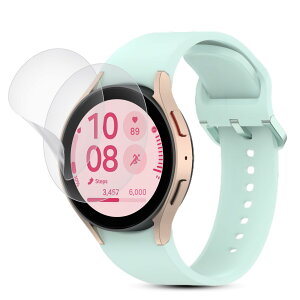 �y�A���`�O���A �t�B���� 2���Z�b�g�z Galaxy Watch FE 40mm �p �t���ی�t�B���� ���˒ጸ/��TPU�f��/�S�ʕی�/�h�C�A/�h�w��/�X�N���b�`�h�~ �M�����N�V�[�E�H�b�` FE 40mm �Ή��t�B����
