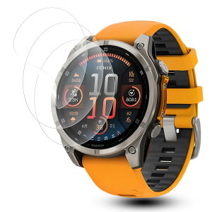 GARMIN(�K�[�~��)fenix 8 Sapphire AMOLED 47mm�p �ی�t�B�����y3���Z�b�g�zTPU�� GARMIN fenix 8 47mm�t���t�B���� �����ߗ� �w��h�~