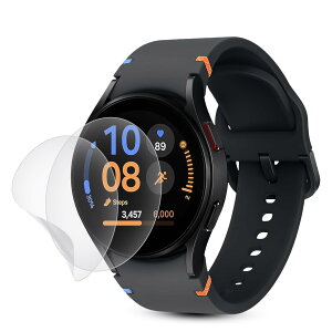 �y2���Z�b�g�zGalaxy Watch FE 40mm �p �ی�t�B���� �����ߗ� ���˒ጸ �A���`�O���A �t���ی�t�B���� ��TPU�f�� �C�A�h�~ �w��h�~ �\��t���ȒP Galaxy Watch FE 40mm �Ή�