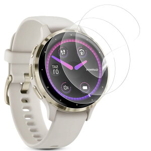 �y3���Z�b�g�zfor GARMIN(�K�[�~��) Venu 3 �t���ی�t�B���� ��TPU�f�� �����C���@�\/�����ߗ�/�����x�^�b�`/�C�A&�w��h�~/�X�N���b�`�h�~/�Ռ��z��/����/�a���� for GARMIN Venu 3 �ی�t�B����