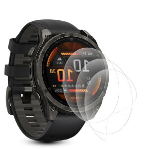 �y3���Z�b�g�z GARMIN(�K�[�~��)fenix 8 Sapphire AMOLED 47mm ��p �t���ی�t�B���� �ی���� TPU�f�� �����ɂ��� �ϏՌ��� �\��t���ȒP �w��h�~