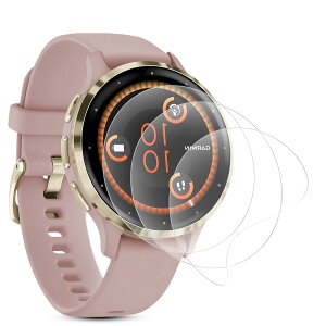 �y3���Z�b�g�z GARMIN(�K�[�~��) Venu 3 ��p �t���ی�t�B���� �ی���� TPU�f�� �����ɂ��� �ϏՌ��� �\��t���ȒP �w��h�~ GARMIN Venu 3 �ی�t�B���� �y24���Ԏ����C���Z�p�z�K�[�~�� Venu 3 �t