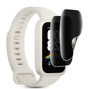 �y�`�����h�~�t�B���� 2���Z�b�g�z For Xiaomi Smart Band 9/Band 8/Band 7��p �t���ی�t�B���� �`�����h�~�E�L�Y�h�~���� �񋭉��K���X�t�B���� ��TPU�f�� 3D�݌v �Ńt�B�b�g�� �C�A�[���E�w��h�~