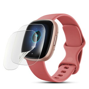 �y2�� �A���`�O���A�zFitbit Versa 4/Sense 2 �t�B���� �Ή� Fitbit Versa4 / Fitbit Sense2 �ی�t�B���� TPU�f�� �T���T�� �^�b�`�� ���˖h�~ �����h�~ �C�A���X ����S�n �L�Y�C�� �C�A���X �w��h�~ �S��