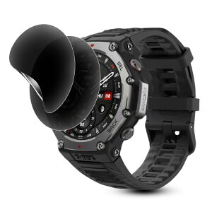 �y2���Z�b�g�zAmazfit T-Rex 3 �p �`�����h�~�t�B�����y�_�炩��TPU�f�� 24���Ԏ����C���Z�p�zamazfit t-rex3 �Ή� �ی�K���X�t�B�����y�C���X�g�[���c�[���t���z�����h�~ �����ߗ� �\��t���ȒP