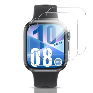 �Ή� HUAWEI WATCH FIT 4 �p�� �t�B���� Eguoer�y3���Z�b�g �z �Ή� �t�@�[�E�F�C FIT 4 �K���X�t�B���� ?9H �\�ʍd�x �ی�t�B���� �t�� �����K���X �t���ی�t�B���� �d�x9H ��U�h�~ �w��h�~ �C�A