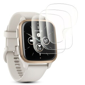 �y3���Z�b�g�zGARMIN(�K�[�~��) Venu Sq 2/Venu Sq 2 Music �p �t�B���� JACRON �t�B���� TPU�f�� �ی�t�B���� �t���ی� �����ߗ� �w��h�~ �C�A�h�~ Venu Sq 2 Music �t���ی�t�B���� �ŐV2025�N���ǔ� �ȒP