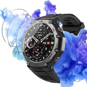 �Ή� Amazfit T-Rex 3 �K���X�t�B���� 3�� �ی�t�B���� �y3���Z�b�g ���{���Ɏq���z �Ή� Amazfit T-Rex 3 �X�}�[�g�E�H�b�` �t�B���� �����K���X �ی�t�B���� �J�o�[ �d�x9H �ϏՌ� 3D Touch�Ή� ����