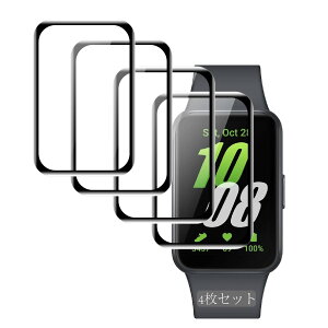 �u4���Z�b�g�vSamsung Galaxy Fit 3 �p�� �t�B���� �M�����N�V�[ �t�B�b�g3 �p�� �r���v �ی�t�B���� PMMA�f�ލ̗p �Y�f�@�� 3D�Ȗ� �X�}�[�g�E�H�b�`�ی�V�[�� ���v���h�t�B���� RCH-SBFIT3-HEB