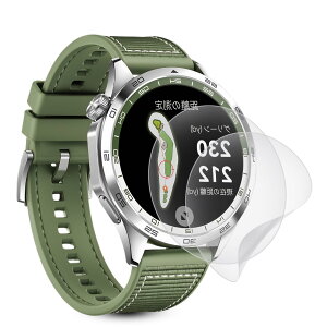 �A���`�O���A �t�B����2���Z�b�g �Ή� HUAWEI WATCH GT4 46mm�ی�t�B���� GT4 46mm�t�B���� ���˒ጸ/��TPU�f��/�ȒP�\��t��/�S�ʕی�/�h�C�A/�h�w��