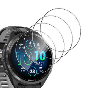 �y4���Z�b�g�zFor Garmin Forerunner 965 �ی�t�B���� �K���X salywin �t�B���� 9H�d�x �����x�^�b�` �����ߗ� �ϏՌ� �����z�� �w��h�~ �C�A���X