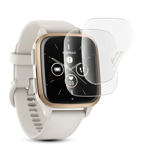 For �K�[�~�� (Garmin) Venu Sq 2 / Venu Sq 2 Music �p �X�N���[���ی�t�B���� (2������) �����ߗ� ���˒ጸ �A���`�O���A ��TPU�f�� �t���ی�t�B���� �h�C�A �h�w�� �S�ʕی�̑Ή� Garmin Venu Sq2 �ی�t