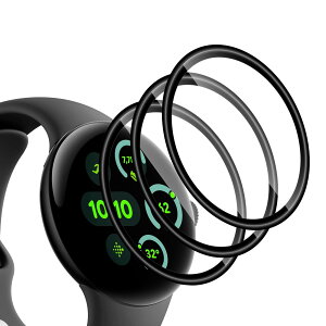 �y3���Z�b�g�zFor Google Pixel Watch 4 41mm �t�B���� PMMA�f�� salywin �O�[�O�� �s�N�Z���E�H�b�` 4 41mm �Ή� �ی�t�B���� 3D�Ȗ� �S�ʕی� �����x�^�b�` �����ߗ� �ϏՌ� �����z�� �w��h�~ �C�A���X