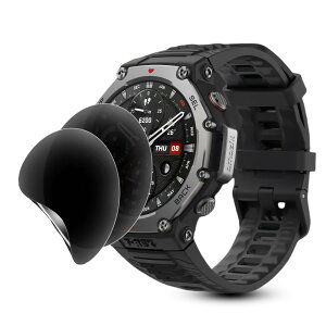 �y2���Z�b�g�zAmazfit T-Rex 3 �p �`�����h�~�t�B�����y24���Ԏ����C���Z�p���ځz �t������������ی�A�����ߗ��A�ȒP�����ATPU�f�ލ̗p amazfit t-rex3 �Ή��y�ی�t�B����/�񋭉��K���X�t�B����/