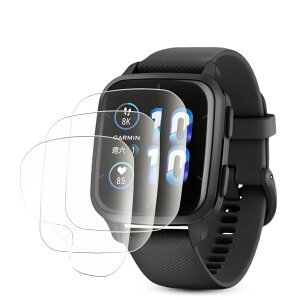 �y3���Z�b�g�zFOR GARMIN(�K�[�~��) Venu Sq 2/Venu Sq 2 Music �ی�t�B���� GARMIN Venu Sq 2 �t�B�����b�����ߗ�TPU���b24���Ԏ����C���Z�p���ځb�w��h�~�bVenu Sq 2 Music �t���ی�t�B����