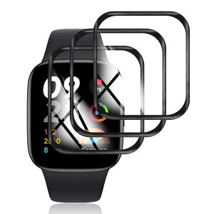 �y3���Z�b�g�zFOR Xiaomi Redmi Watch 3 Active �ی�t�B���� �ώw�� �d�x9H Xiaomi Redmi Watch 3 Active �X�}�[�g�E�H�b�` 3D�ȖʃJ�o�[ �S�ʕی� Xiaomi Redmi Watch 3 Active �����ߗ� �\��t���ȒP ��ʕی�