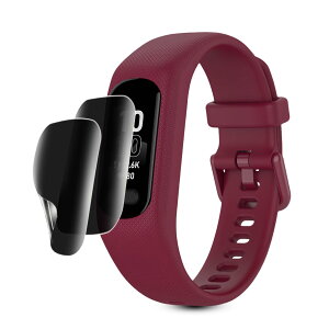 �y�`�����h�~ �t�B���� 2���Z�b�g�zFor Garmin(�K�[�~��) vivomove Sport ��p �t���ی�t�B���� �`�����h�~ �v���C�o�V�[�t�B���� TPU�f�� 3D�݌v �w��h�~ �L�Y�h�~ �P�[�X�Ɗ����� �Ռ��z�� ��