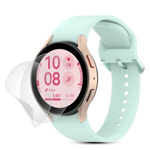 FOR Galaxy Watch FE 40mm �t�B���� �M�����N�V�[�E�H�b�` FE 40mm �p �ی�t�B���� �ȖʑΉ� ���˒ጸ �A���`�O���A �t�B���� ��TPU�f�� �h�C�A �h�w�� Galaxy Watch FE 40MM �ی�t�B�����y2���Z�b�g�z
