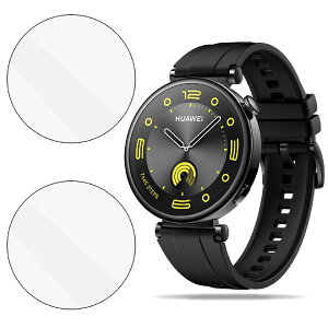Qrivp �t�B���� HUAWEI WATCH GT 4 41mm �K���X�t�B���� �y2���Z�b�g �z���{���Ɏq�f�ސ� HUAWEI WATCH GT 4 41mm ��p �t�B���� �����K���X �t�� �ی�t�B���� ����0.26mm ���� �h�w�� �����E�h�� �C�A���X