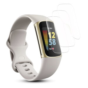 �y3 ������ �zJACRON �Ή� Fitbit Charge6 / Fitbit Charge5 �p �t�B���� TPU �f�� �Ή� Fitbit Charge6 �ی�t�B���� 24 ���Ԏ����C���Z�p �C�A�[�� �\��t���ȒP ��G��ǂ� ���� 3D �ی� �t���ی�t�B����