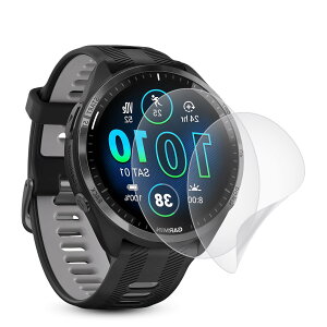 �y�A���`�O���A�t�B���� & 2 ���z�Ή� Garmin Forerunner 965 �ی�t�B���� ���ᔽ�ˍ����� �_�炩�� TPU �f�� �X�N���b�`�h�~ �L�Y�C�� �K�[�~�� Forerunner 965 ��p �A���`�O���A �t�B���� ��K���X