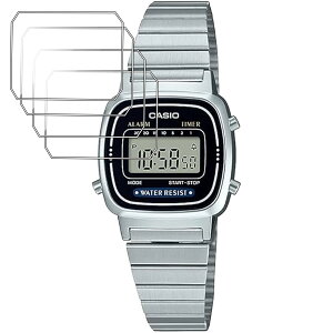 �y4������zFor CASIO LA670WA-1A2JF �ی�t�B���� TPU�f�� �S�ʕی� ��ʕی�V�[�g ����0.3mm ���˒ጸ �w��ጸ ������ �����ߗ� CASIO LA670WA-1A2JF �t�B����