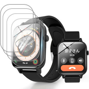 �y2024�V�o��z(4������)For GH-SMWL �X�}�[�g�E�H�b�` 1.83�C���` �ی�t�B����3D�ȖʃJ�o�[ TPU�f�� �S�ʕی� ��ʕی�V�[�g ����0.3mm ���˒ጸ �w��ጸ ������ �����ߗ� GH-SMWL�X�}�[�g�E�H�b�`