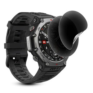 �y2���Z�b�g�zFor Amazfit T-Rex 3 �ی�t�B���� �� �`�����h�~ TPU�f�� for amazfit t rex 3�ی�t�B���� �̂������h�~�t�B���� �\��t���ȒP/�C�A�Ȃ�/�w��h�~/�X�N���b�`�h�~/�����ɂ���/�v���C�o