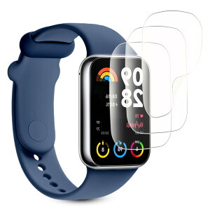 �y3���Z�b�g�zFor Xiaomi Smart Band 8 Pro �t�B���� for Xiaomi Mi Band 8 Pro�Ή� �ی�t�B���� TPU���E���𕂂��Ȃ��E�����ߗ��E�����^�E�w��h�~�E��ʑN�₩�����ׁE�\��t���ȒP for �V���I�~ �X�}�[