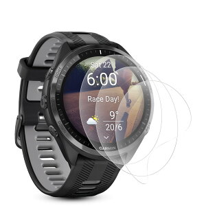 �y3���Z�b�g�zFor GARMIN(�K�[�~��) Forerunner 965 �t�B���� for Forerunner 965 �ی�t�B���� TPU���E���𕂂��Ȃ��E�����ߗ��E�����^�E�w��h�~�E��ʑN�₩�����ׁE�\��t���ȒP for GARMIN Forerunner 965