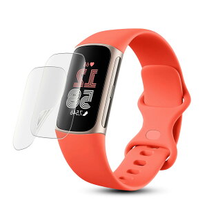 �y�A���`�O���A 2���Z�b�g�zFor Charge5 / Fitbit Charge6�p �t�B���� Fitbit Charge 5 ��p �A���`�O���A �t�B���� ��K���X TPU�S�ʕی�/�L�Y�����C��/�@�ׂȃ^�b�`/�C�A�[��/�����^0.15mm For Fitbit Charge 6
