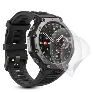 �y�A���`�O���A 2���Z�b�g�zFor Amazfit T-Rex 3�p �t�B���� amazfit t-rex3 ��p �A���`�O���A �t�B���� ��K���X TPU�S�ʕی�/�L�Y�����C��/�@�ׂȃ^�b�`/�C�A�[��/�����^0.15mm For amazfit t rex 3 �p �ی�