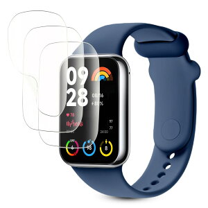 �y3���Z�b�g�zFor Xiaomi Smart Band 8 Pro �p �t�B���� �_�炩��TPU�� 3D�S�ʕی� ���� �C�A���X �L�Y�C�� �����ߗ� �X�N���b�`�h�~ �ی�t�B���� �����C��/�C�A�[��/�����^0.15mm For Xiaomi Mi Band 8 Pro��