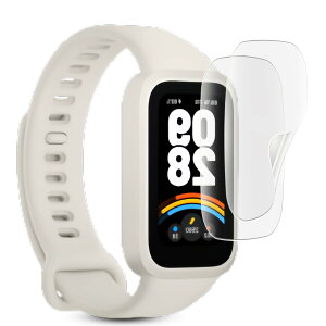 �y�A���`�O���A 2���Z�b�g�zFor Xiaomi Smart Band 9 Active 1.47�C���`�p �t�B���� Xiaomi Band 9 Active ��p �A���`�O���A �t�B���� ��K���X TPU�S�ʕی�/�L�Y�����C��/�@�ׂȃ^�b�`/�C�A�[��/�����^0.15mm