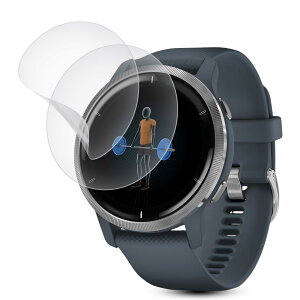 �y�A���`�O���A 2������z�Ή� Garmin Venu 2�p �ی�t�B���� �ȖʑΉ� 3D�S�ʕی�t�B���� ���˖h�~ �ڂɗD���� ��p �A���`�O���A �t�B���� �_�炩��TPU�f�� Venu 2 �p �t�B���� �����h�~ �C�A��