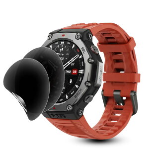 �y�`�����h�~ 2���Z�b�g�zFor Amazfit T-Rex 3�p �t���ی�t�B���� �`�����h�~�t�B���� TPU�f�� �y���{���z������ �a���� �w��h�~ �C�A���X �Ռ��z�� �v���C�o�V�[�ی�t�B���� For amazfit t rex 3��