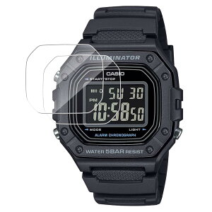 �y2���Z�b�g�zCASIO �r���v W-218H �t�B���� �Ռ��z�� �h���ی�t�B�����yHVUYAL�zTPU���E���𕂂��Ȃ��E�����ߗ��E�����^�E�w��h�~�E��ʑN�₩�����ׁE�\��t���ȒP W-218H �Ή�=-