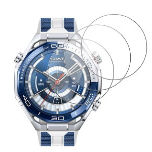 �y3���Z�b�g�zFor HUAWEI WATCH Ultimate 2 / Ultimate 1.5�C���` �K���X�t�B���� �ی�t�B���� �yMoahsiuny�z���{���Ɏq�� ���d�x9H �C�A�h�~ �h�w�� �ϏՌ� ��U�h�~ �\��t���ȒP ��ʑN�₩ �����z��