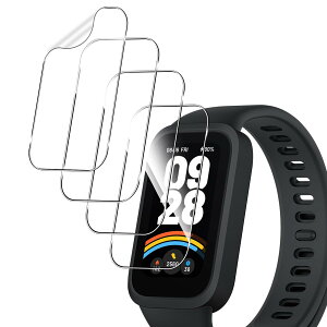 �y4���Z�b�g�zFor Xiaomi Smart band 9 Active �t�B���� TPU�f�� �_�炩�� 24���Ԏ����C���Z�p �����ߗ� �����x Greerass �ی�t�B���� �Ռ��z�� ��U�h�~ �w��h�~ �������� �t���ی� Xiaomi Smart band 9 Active