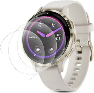 JACRON �t�B���� �p�� GARMIN(�K�[�~��) Venu 3 �t�B���� �yTPU��/�����^/�C�A�Ȃ�/�����ߗ��z GARMIN Venu 3 �Ή� �t���ی� �����x �w��h�~ �L�Y�C���@�\