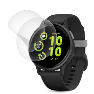 �Ή� GARMIN vivoactive5 �t�B���� 3D�S�ʕی�t�B���� �_�炩��TPU�f�ށy2 ������z�K�[�~��vivoactive 5 ��p �A���`�O���A �t�B���� �������C�� �ᔽ�� �ڂɗD���� �X�N���b�`�h�~ �T���T�� �^�b�`