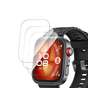 �y3���Z�b�g�z�Ή� HUAWEI Watch Fit 4 Pro �K���X�t�B���� Sediven �y���{���f�ވ��Ɏq���z �t�B���� �����K���X �S�ʋz�� �w��E����h�~ �C�A�[�� 9H�d�x�Ή� ��U�h�~ �����ߗ� �����x ��������