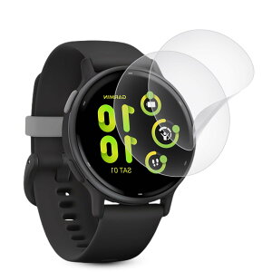 �y�A���`�O���A �t�B���� 2���Z�b�g�zGARMIN(�K�[�~��)vivoactive 5 �p�̕ی�t�B�����Z�b�g ��TPU�f��/�ŃL�Y�����C���@�\/�w��h�~/�C�A�[�� GARMIN vivoactive 5 �t���ی�t�B���� vivoactive 5 �p �S��