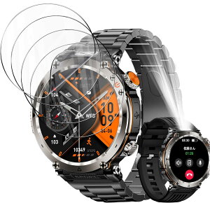 �y2025�V�o��z(4������)For Mstopone HT30 �X�}�[�g�E�H�b�` �ی�t�B���� �yHNWEIWEI�z ����0.3mm ���˒ጸ �w��ጸ ���{�� �S�ʕی� �ώw�� ������ �����ߗ� �X�}�[�g�E�H�b�` 1.7�C���` �ی�t�B��