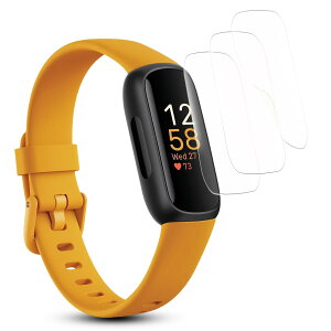 �y3���Z�b�g�zJACRON �t���ی�t�B���� �ɓK������ Fitbit Inspire3 �t�B���� �_�炩��TPU�f��/�����ߗ�/�ȖʑΉ�/�Ռ��z�� inspire3 �C�A�h�~/�S�ʕی�/�w��E����h�~/�����C��