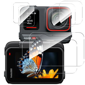 Seninhi �Ή� Insta360 ACE PRO �K���X�t�B���� �y3���Z�b�g �� �i�� ���{���Ɏq�f�ސ��z�Ή� �C���X�^360 ACE PRO �����K���X �t�� Insta360AcePro �ی�t�B���� ������ ���ϋv ������ �d�x9H �h�w�� �Ռ��z