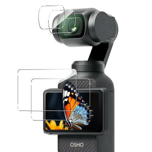 Seninhi �Ή� DJI OSMO Pocket 3 �K���X�t�B���� �y3���Z�b�g �� �i�� ���{���Ɏq�f�ސ��z�Ή� DJI Pocket 3 �����K���X �t�� Pocket 3 �ی�t�B���� ������ ���ϋv ������ �d�x9H �h�w�� �Ռ��z�� �����ߗ�