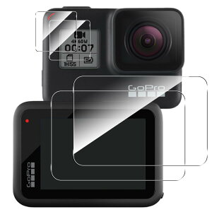 Seninhi �Ή� Gopro Hero 7 Black /6 /5 (2018) �K���X�t�B���� �y3���Z�b�g �� �i�� ���{���Ɏq�f�ސ��z�Ή� GoPro Hero 7 Black/Hero 6/Hero 5 �����K���X �t�� Go Pro Hero 7 Black �ی�t�B���� ������ ���ϋv �d�x9H