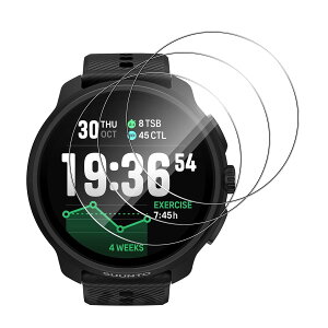 �y3���Z�b�g�zFor Suunto RACE 2 �K���X�t�B���� Suunto RACE2 �ی십���K���X�t�B���� �ylarfbulroc�z���{���f�ވ��Ɏq���E���d�x9H �E�����ߗ��E�ϏՌ��E�h�o�E��U�h�~�E�w��h�~�E��ʑN�₩����